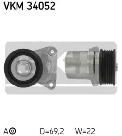 Натяжной ролик, поликлиновойремень SKF купить